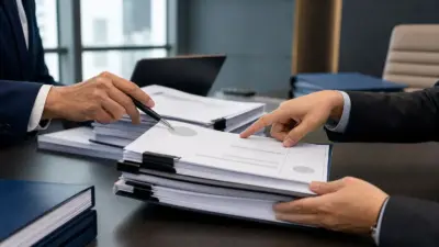 Tim legal dan compliance melakukan due diligence dan audit keaslian surat perjanjian pembiayaan korporat