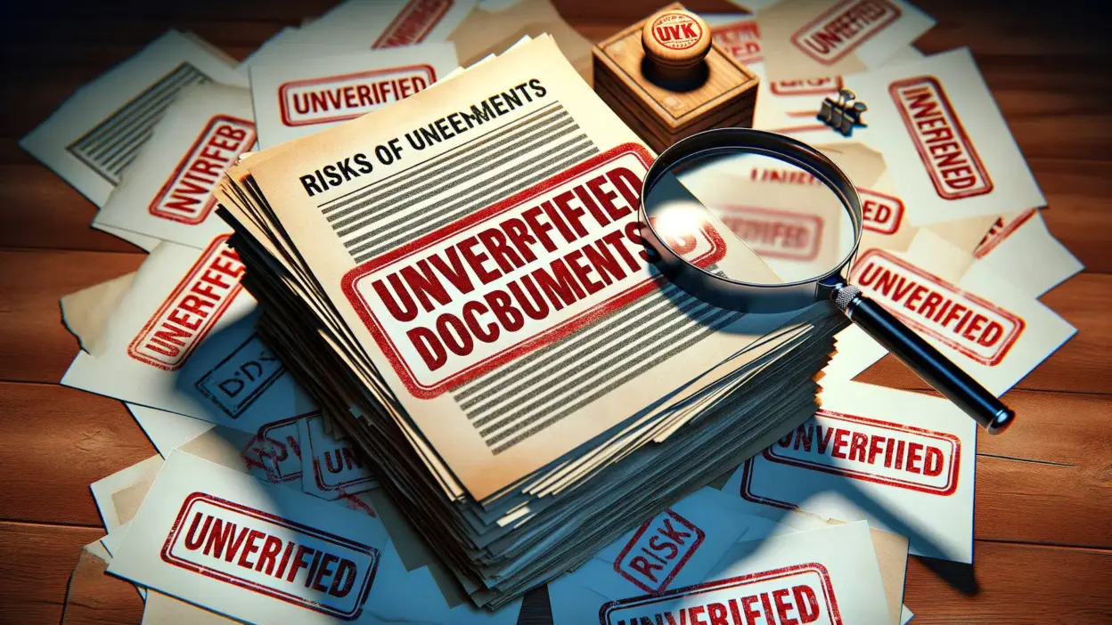 Photo Risiko Dokumen Tidak Terverifikasi -> Risiko Dokumen Tidak Terverifikasi